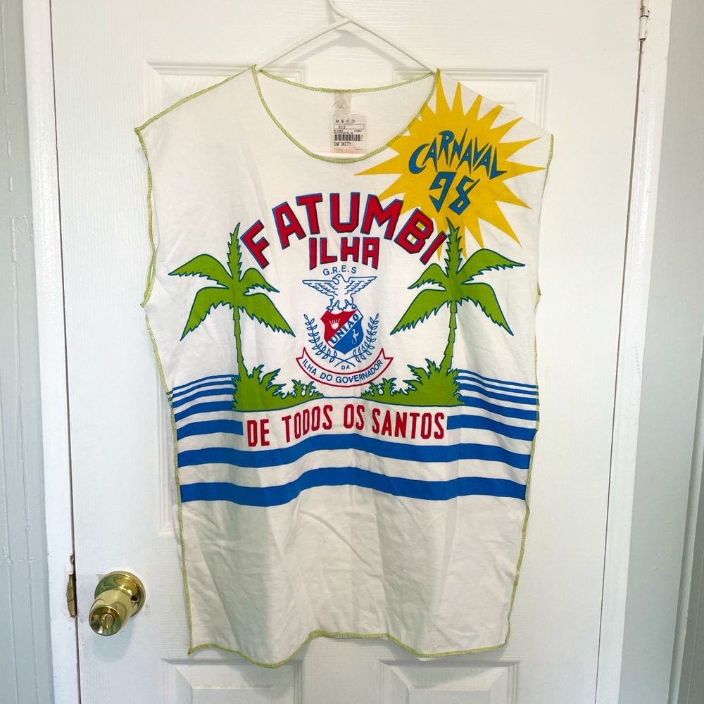 Vintage Sleeveless Brazilian Shirt